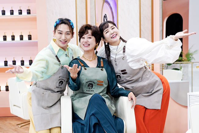 왼쪽부터 김호영, 박미선, 장영란.