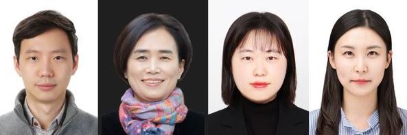 (왼쪽부터) 이화여대 이혁진 교수, 이윤실 교수, 진희, 정예희 연구원. 사진 이화여대 *재판매 및 DB 금지