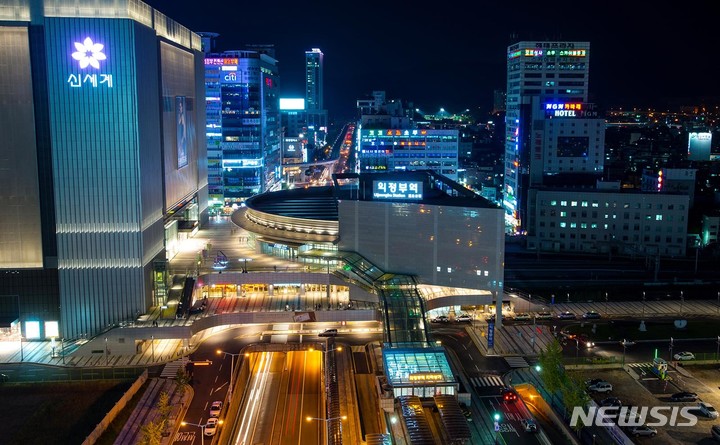 미군공여지 개발에 따라 발전된 의정부역 일대. (사진=의정부시 제공)