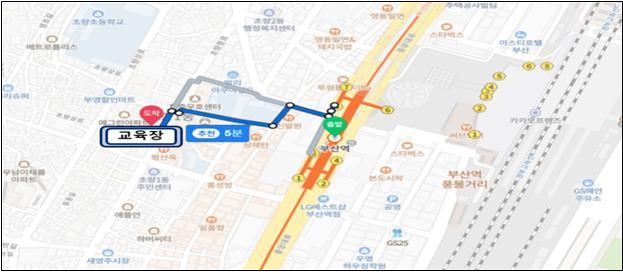 [부산=뉴시스] 오는 5월 문을 열 디지털혁신아카데미 동구캠퍼스 위치도(사진=부산시 제공) *재판매 및 DB 금지