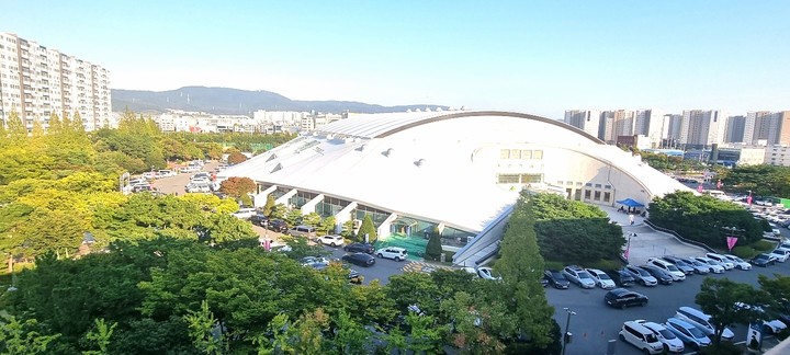 울산동천체육관 전경. *재판매 및 DB 금지