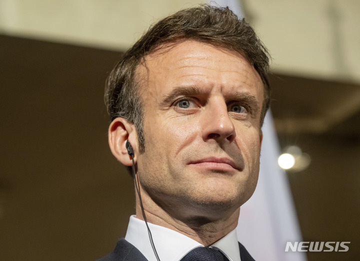 [뮌헨=AP/뉴시스]에마뉘엘 마크롱 프랑스 대통령 (사진=뉴시스DB) 2024.02.29.