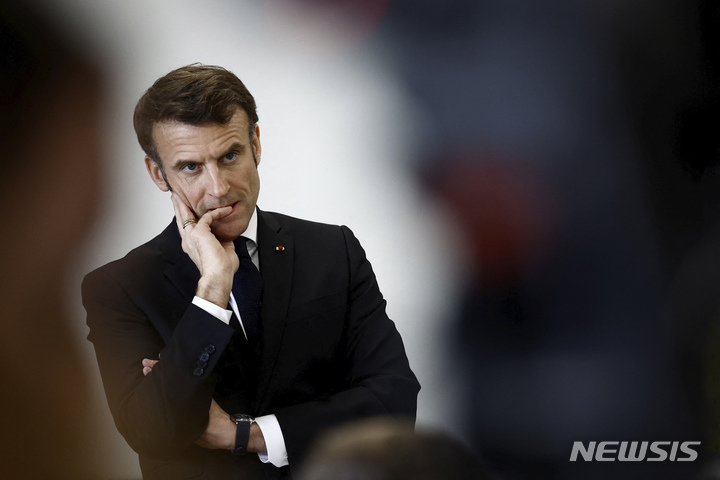 [AP/뉴시스] 에마뉘엘 마크롱 프랑스 대통령 (사진=뉴시스DB)