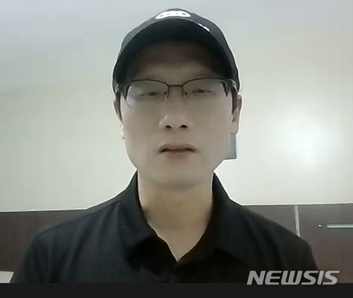 [서울=뉴시스] 김수종 이노스페이스 대표는 21일 온라인 기자 간담회를 열고 시험 발사체 성공 성과와 향후 계획에 대해 밝혔다. 