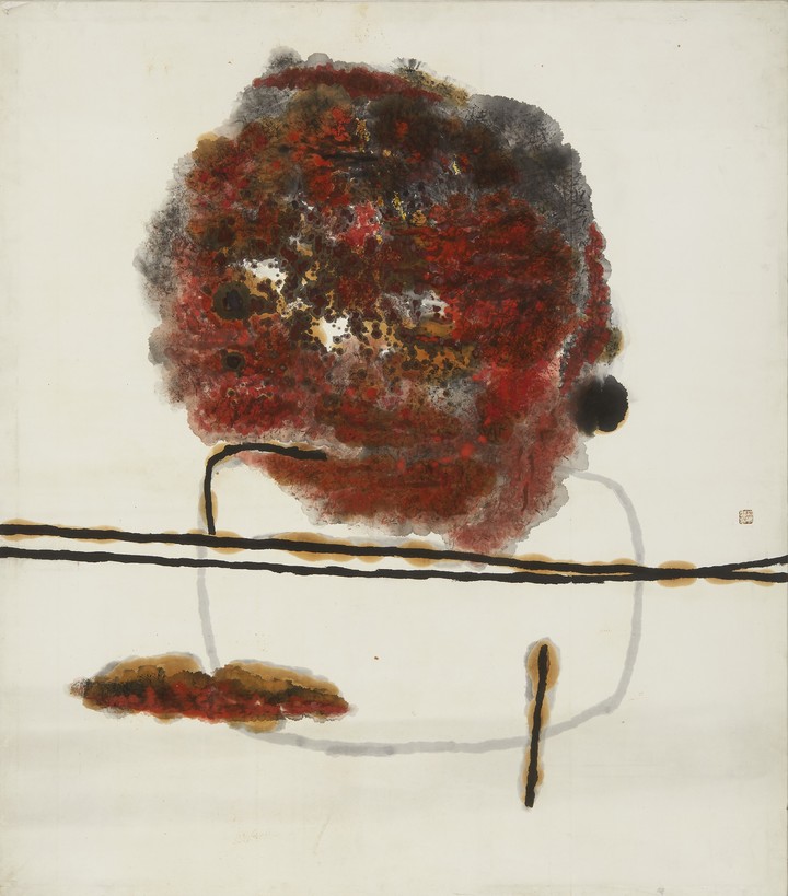 박래현, 불안, 1962, 종이에 채색, 121x105cm *재판매 및 DB 금지