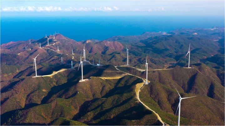 [안동=뉴시스] 풍력발전단지. (사진=경북도 제공) 2023.04.25 *재판매 및 DB 금지