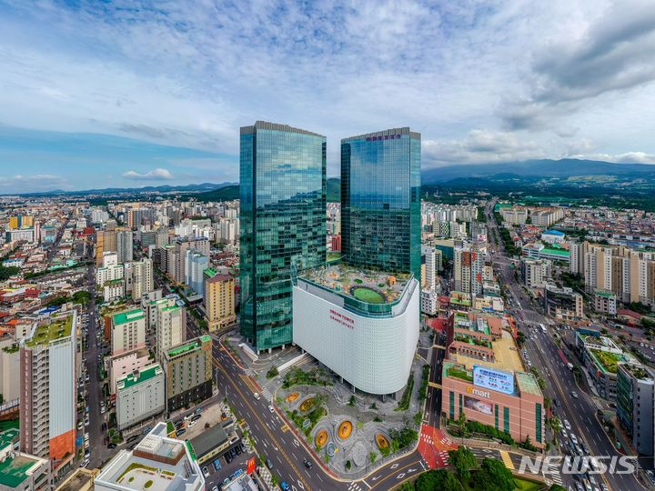 제주 드림타워 복합리조트 전경. (사진=롯데관광개발 제공)