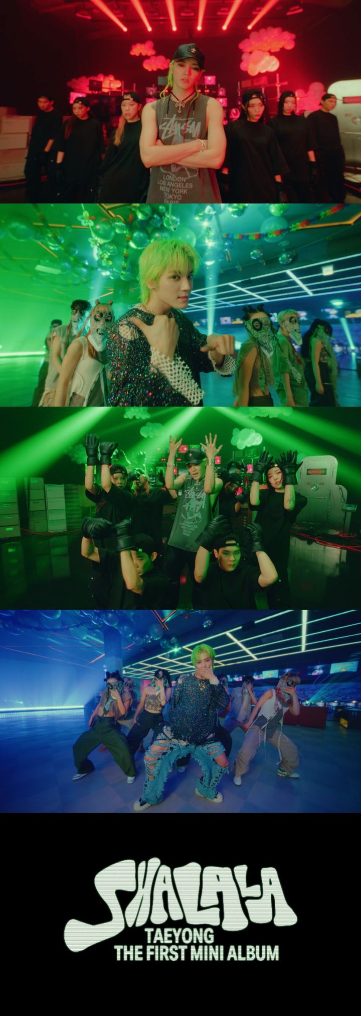 [서울=뉴시스] NCT 태용 신곡 '샤랄라 (SHALALA)' 퍼포먼스 비디오 캡처 2023.06.13. (사진=SM엔터테인먼트 제공) photo@newsis.com *재판매 및 DB 금지