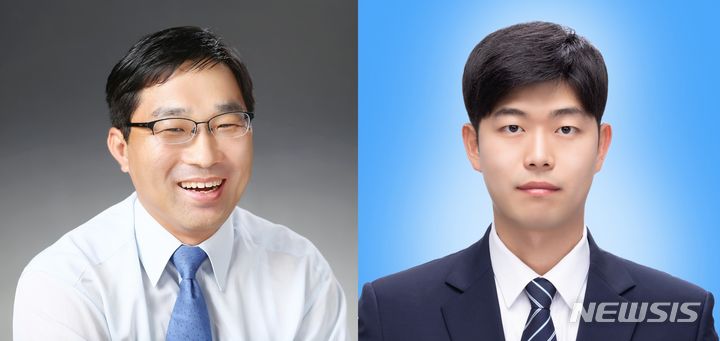 [광주=뉴시스]박찬호 지스트 에너지융합대학원 교수(왼쪽)와 백채경 한국과학기술연구원 박사