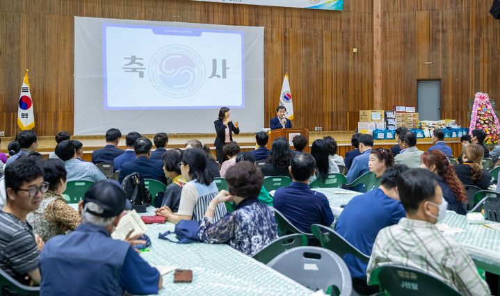 [증평=뉴시스] 농아인의 날 기념식. (사진=증평군 제공) photo@newsis.com *재판매 및 DB 금지