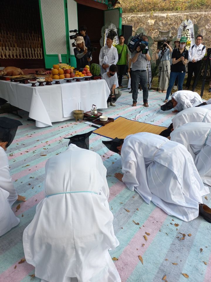 '제78주기 원폭희생자 추모제례' 원폭피해자협 합천지부