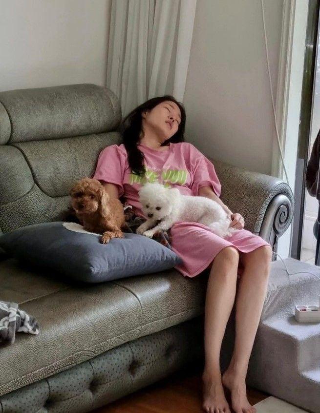 요즘 머리만 대면 잠든다는 미자…혹시? :: 공감언론 뉴시스통신사