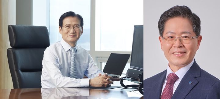 김홍연 한전KPS사장(왼쪽),조용돈 한국가스기술공사 사장(오른쪽) *재판매 및 DB 금지