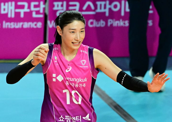 [서울=뉴시스]흥국생명 김연경. 2023.10.22. (사진=한국배구연맹 제공) *재판매 및 DB 금지