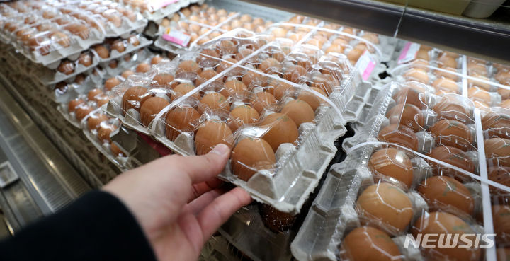 대형마트에서 판매 중인 계란. (사진=뉴시스DB) photo@newsis.com