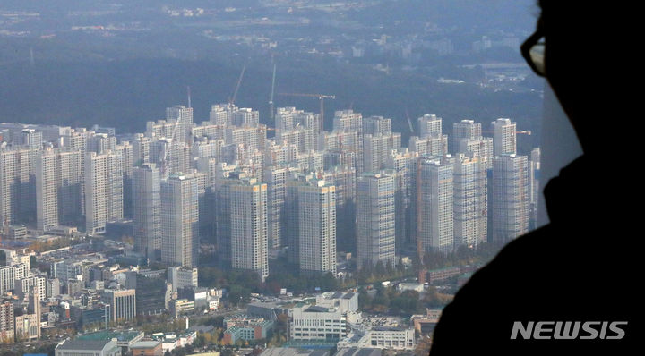 서울 시내 아파트 모습. 뉴시스 자료사진.