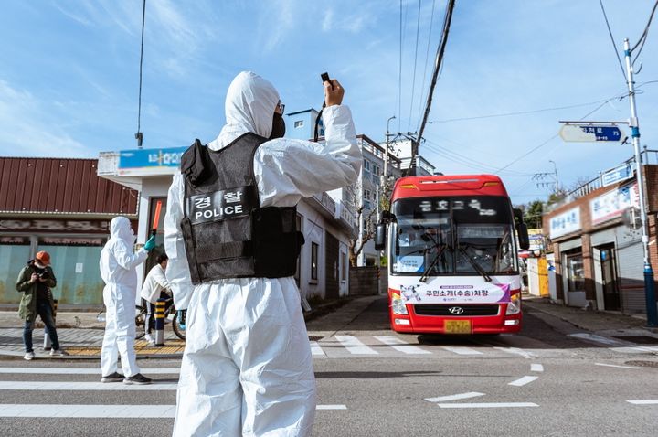 [부산=뉴시스] 지난해 11월 진행된 부산 기장군 고리 방사능방재 연합훈련 (사진=기장군 제공) *재판매 및 DB 금지