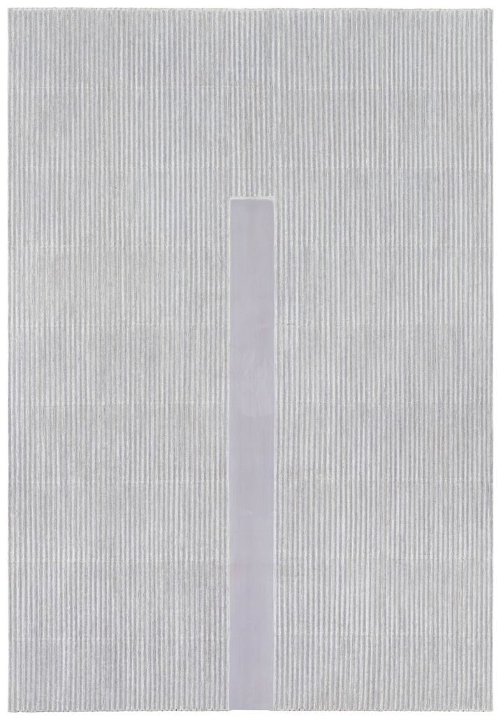 박서보(1931~2023), 묘법 No. 020503,mixed media with Korean paper laid on canvas, 259.1×181.8cm (200), 2002, 추정가 5억5000만~9억 원 *재판매 및 DB 금지