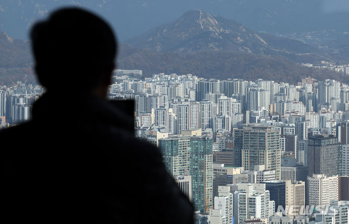 서울시내 아파트 단지 모습. 뉴시스 자료사진.