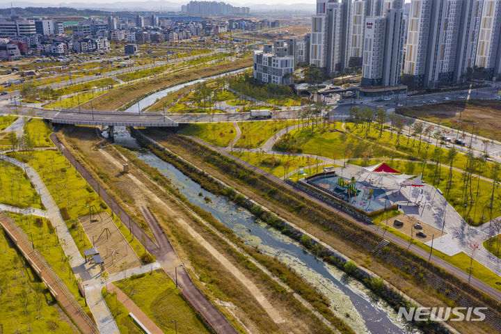 [평택=뉴시스] 고덕국제신도시 전경 (사진 = 평택시 제공)