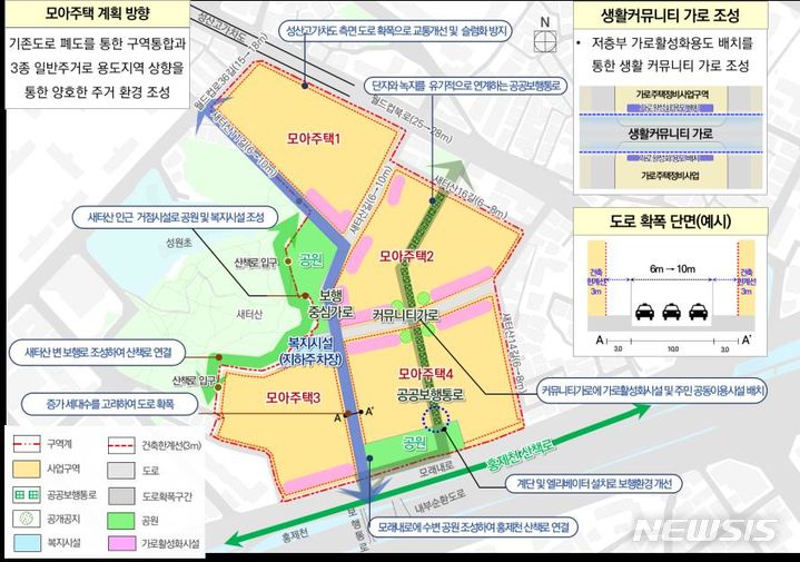 [서울=뉴시스]서울 마포구 성산동, 강북구 번동·수유동, 양천구 신월동 일대에 소규모주택정비 사업인 '모아타운'으로 대규모 주택이 들어선다. 성산동 160-4 일대. (사진=서울시 제공). 2023.12.13. photo@newsis.com 