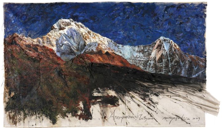 Annapurna #3, 160 x 275 cm, Oil on linen, 2023 *재판매 및 DB 금지