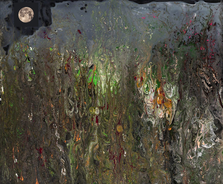 김연식, 달과 바람과 그리고 구름, Acrylic on canvas, 60.5x50cm *재판매 및 DB 금지