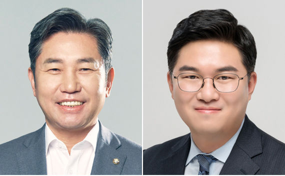 [광주=뉴시스] 더불어민주당 광주 북구갑 경선 후보인 조오섭 의원(왼쪽)과 정준호 변호사. photo@newsis.com *재판매 및 DB 금지