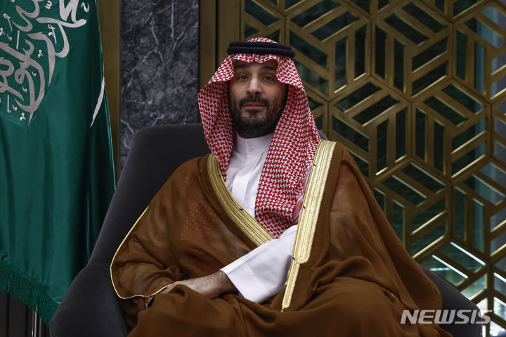 [제다=AP/뉴시스] 무함마드 빈 살만 사우디아라비아 왕세자 자료사진. 2024.05.21.