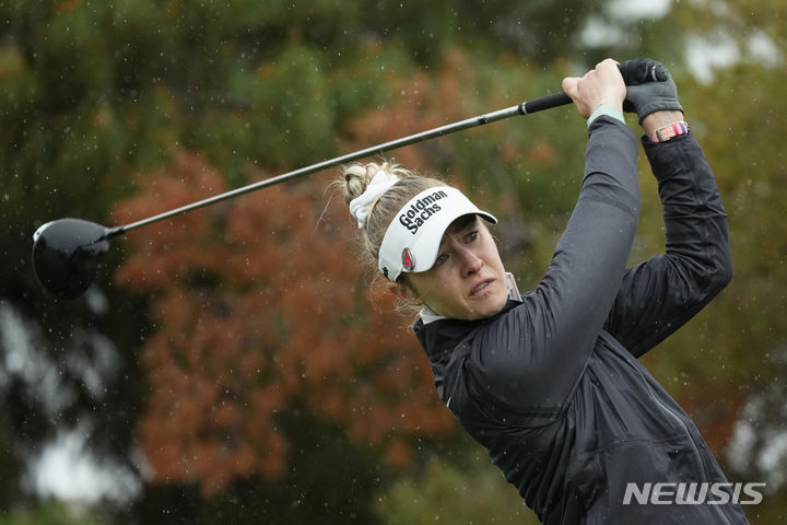 [길버트=AP/뉴시스]넬리 코르다, LPGA 투어 3개 대회 연속 우승. 2024.03.31.