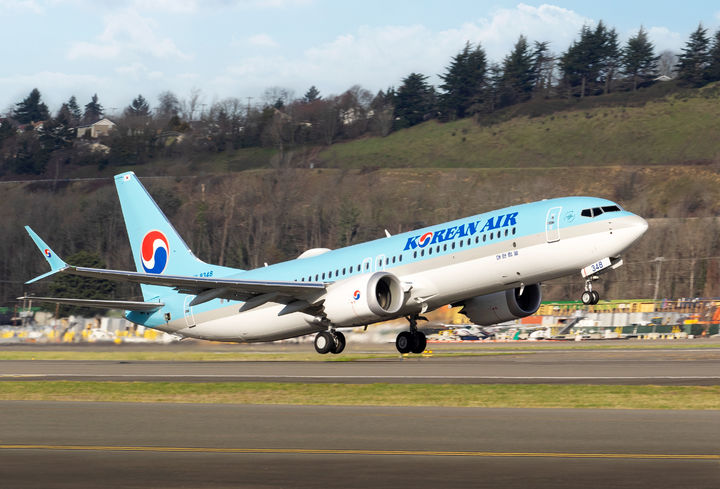 [서울=뉴시스] 대한항공 보잉 737-8.(사진=대한항공) 2024.04.26 photo@newsis.com *재판매 및 DB 금지