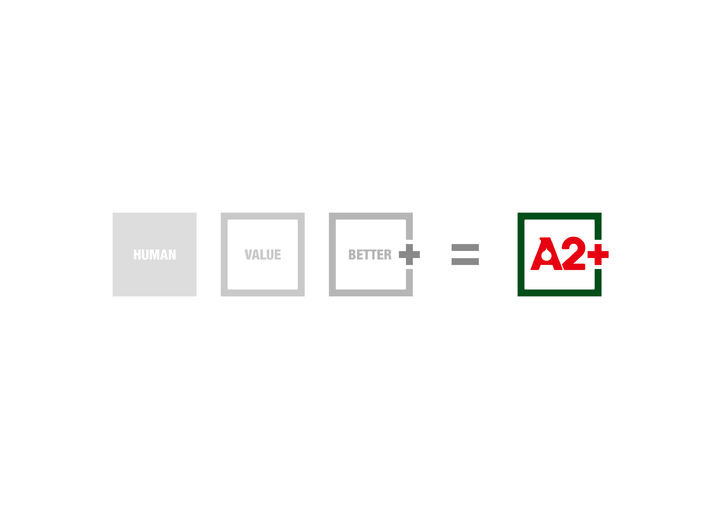 'A2+ 우유' 브랜드 로고. (사진=서울우유협동조합 제공) *재판매 및 DB 금지