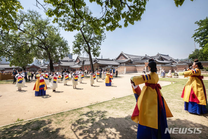 [서울=뉴시스] 경복궁 시간여행 세종 (사진=한국문화재재단 제공) 2024.05.09. photo@newsis.com