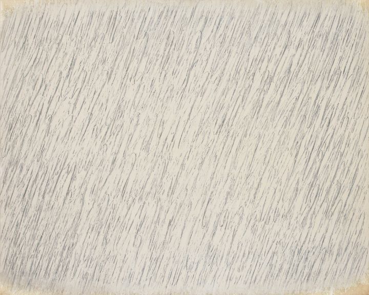 박서보, 묘법 No. 10-78, oil and pencil on hemp cloth 130.3×162.2cm (100) ,1978, 11~20억원 *재판매 및 DB 금지