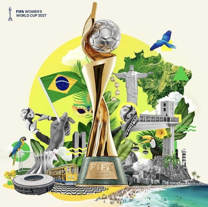 [서울=뉴시스] 2027 국제축구연맹(FIFA) 여자 월드컵 개최지로 브라질이 선정됐다. (사진=피파여자월드컵 공식 SNS 캡처) 2024.05.17. *재판매 및 DB 금지
