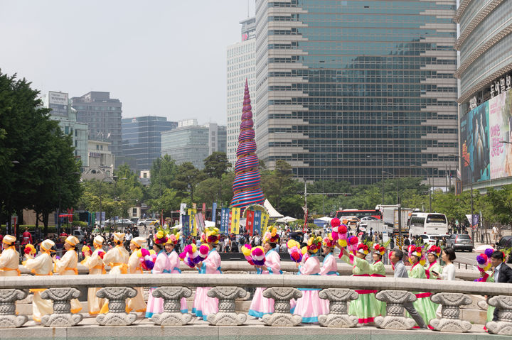 호장행렬. 강릉단오제위원회 제공 *재판매 및 DB 금지