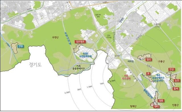 [서울=뉴시스] 서초구 집단취락지역 지구단위계획구역 및 계획 결정(안) 수정가결. 2024.06.05. (자료=서울시 제공) *재판매 및 DB 금지