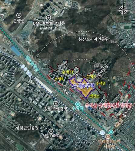 [서울=뉴시스]수색6구역 위치도.