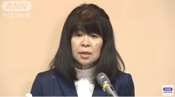 [서울=뉴시스]일본 정부는 28일 각의(국무회의)에서 새 검찰총장으로 우네모토 나오미(畝本直美·61) 도쿄(東京)고등검찰청 검사장을 기용하는 인사를 결정했다. 첫 여성 검찰총장이 탄생했다.사진은 아사히뉴스네트워크(ANN) 보도장면 갈무리. <사진캡처=ANN 유튜브채널(@ANNnewsCH)>2024.06.28. *DB및 재판매 금지.
