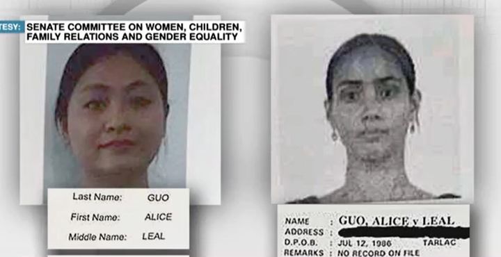 [서울=뉴시스] '중국 스파이' 혐의를 받는 앨리스 궈(35) 필리핀 밤반 시장이 중국인으로 확인돼 논란이 됐다(사진= ABS-CBN 보도 갈무리) *재판매 및 DB 금지