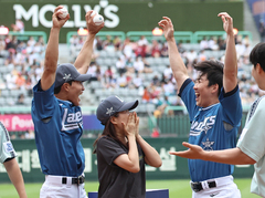 곽빈·김진욱·허인서 등 팬들 위한 KBO 올스타전 행사 참석