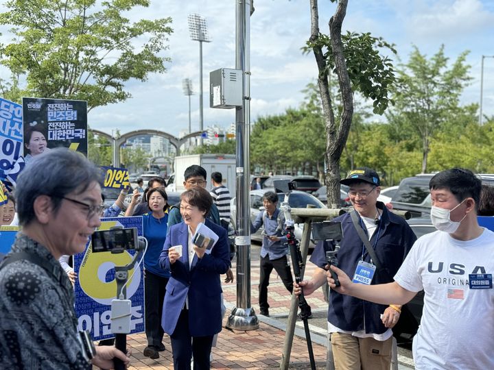 더불어민주당 8·18 전당대회 2차 합동연설회가 20일 오후 인천 남동구 남동체육관에서 열렸다. *재판매 및 DB 금지