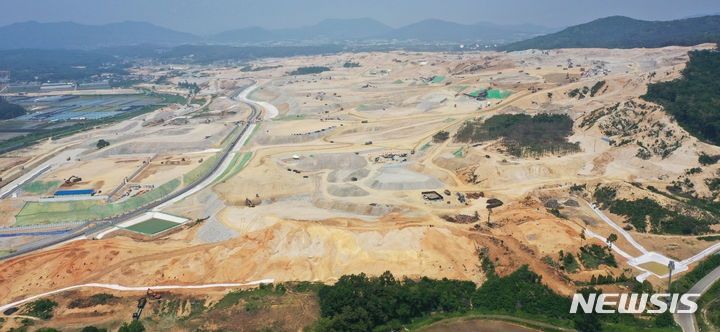 [용인=뉴시스] 김종택 기자 = 용인시 원삼면 일대 반도체 일반산업단지 조성사업. 2024.05.23. jtk@newsis.com