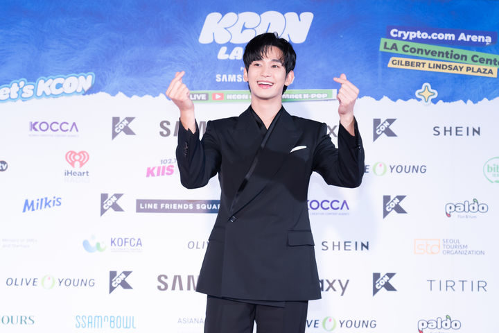 [서울=뉴시스] '케이콘 LA 2024' 김수현. (사진 = CJ ENM 제공) 2024.07.29. photo@newsis.com *재판매 및 DB 금지