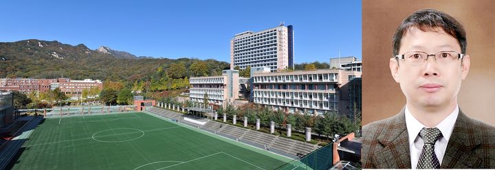 [서울=뉴시스] (왼쪽부터) 국민대학교 전경, 강동욱 입학처장 (사진=국민대 제공) *재판매 및 DB 금지