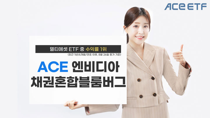 한국투자신탁운용 'ACE 엔비디아채권혼합블룸버그 상장지수펀드(ETF)'. (사진=한국투자신탁운용 제공) photo@newsis.com *재판매 및 DB 금지