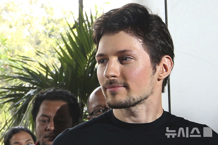 FILE - Telegram co-founder Pavel Durov appears at an event on Aug. 1, 2017 in Jakarta, Indonesia. (AP Photo/Tatan Syuflana, File)