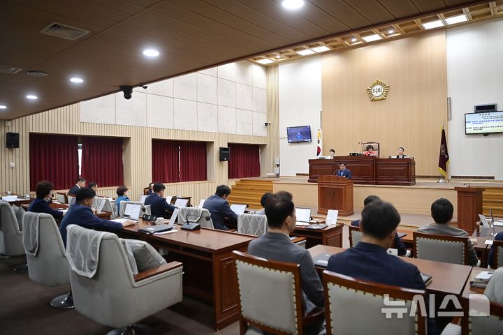 [연천=뉴시스] 제287회 임시회. (사진=연천군의회 제공) 2024.09.03 photo@newsis.com