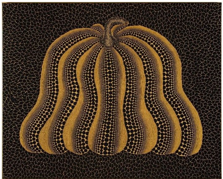 야요이 쿠사마, <A-Pumpkin (CSYR)>, acrylic on canvas, 130.3x160cm, 2014 *재판매 및 DB 금지