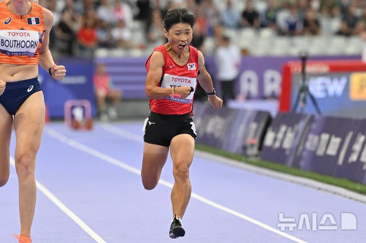 '장애인 육상 전설' 전민재, 100m 결선서 7위[파리 패럴림픽]